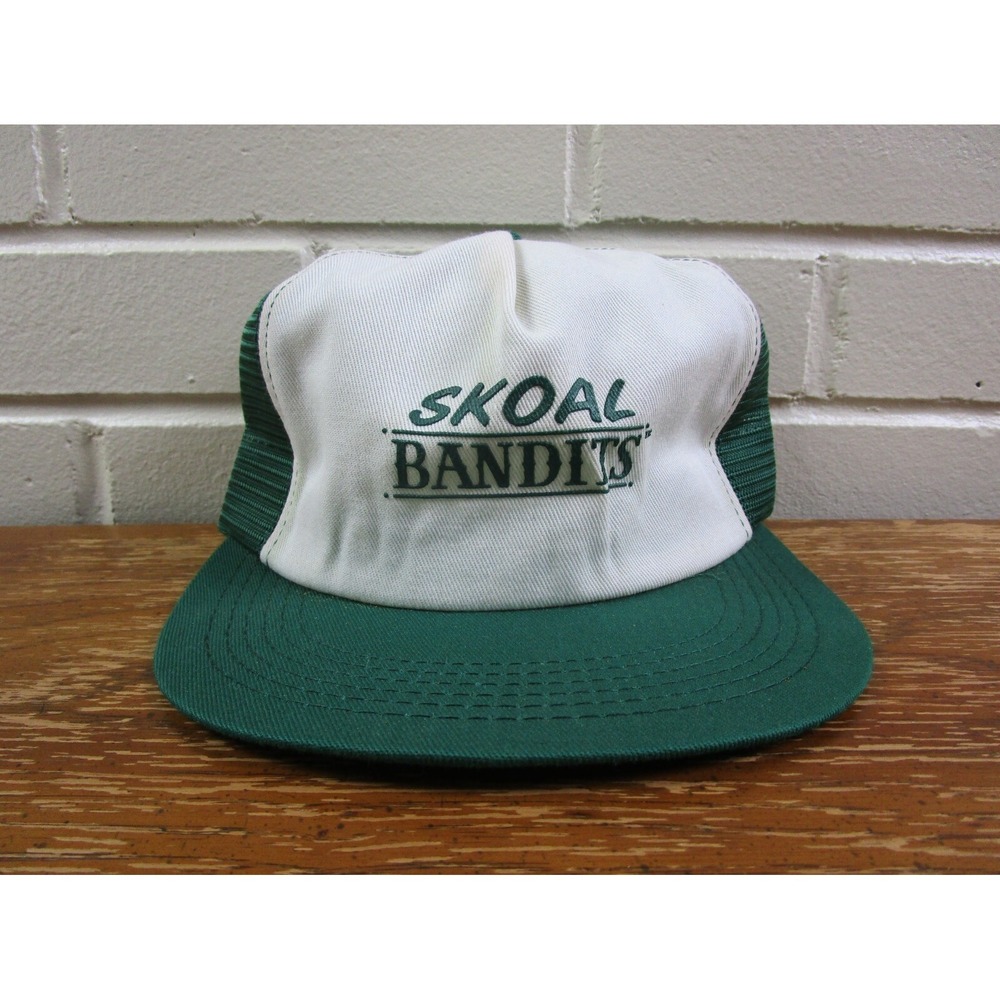 Vintage Skoal‎ Bandits Tobacco Snapback Mesh Trucker Hat Cap K-Products USA
